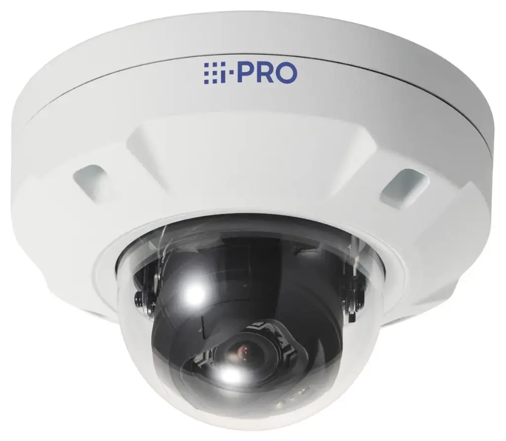i-Pro WV-X25700-V2LN 4K 8MP Outdoor Dome IP Camera 8.6mm 2x Vari-Focal Motorised Lens, CV52 (CaaS Compatible)