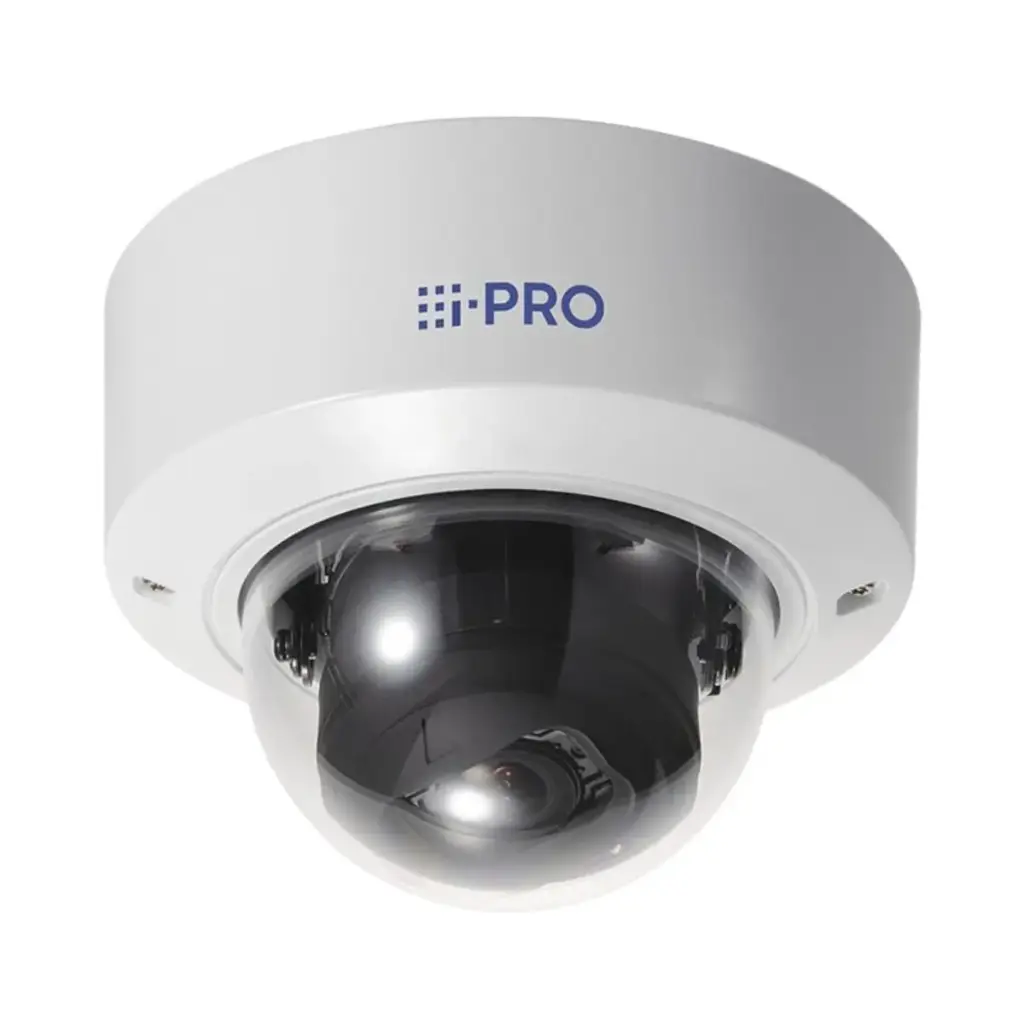i-Pro 5MP Outdoor Dome IP Camera, H.265 H.264 2.9-9mm 3.1 x Varifocal Motorised Lens (CaaS Compatible)