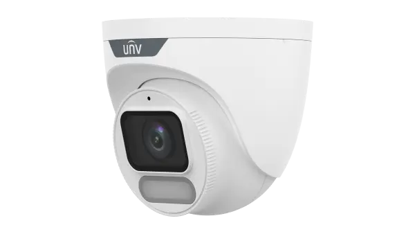 Uniview IPC3628LE-ADF28K-WP 8MP/4K Outdoor Turret IP Camera Wise-ISP Technology, 2.8mm Fixed Lens, True WDR