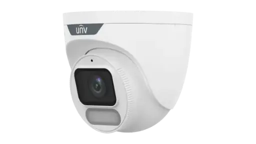 Uniview IPC3628LE-ADF28K-WP 8MP/4K Outdoor Turret IP Camera Wise-ISP Technology, 2.8mm Fixed Lens, True WDR